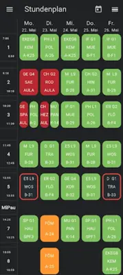 Stundenplan android App screenshot 4